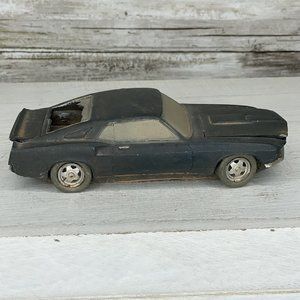 Rare Popular Imports 1969 Ford Mustang Barn Find Resin Sculpture Gray 7”